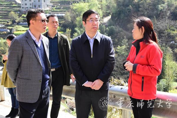 孟东方校长一行调研beat365中文官方网站沿河中蜂扩繁场